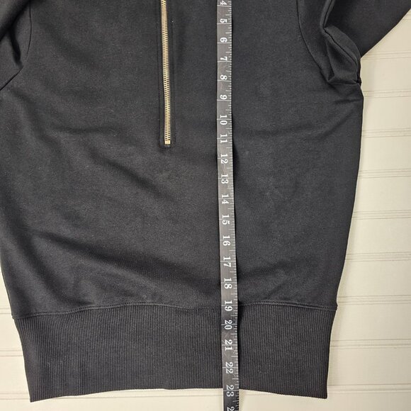 Universal Standard Zoe Women's Black Half Zip High Neck Pullover Size XS NWT - Picture 15 of 16